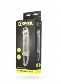 Прозрачная насадка с петлёй для фиксации - 14 см. - ToyFa - в Набережных Челнах купить с доставкой