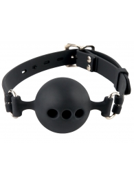 Силиконовый кляп-шар с отверстиями для дыхания Silicone Breathable Ball Gag Small - Pipedream - купить с доставкой в Набережных Челнах