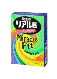 Презервативы Sagami Xtreme Miracle Fit - 5 шт. - Sagami - купить с доставкой в Набережных Челнах