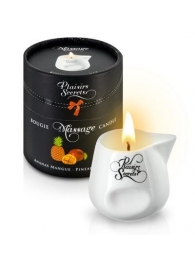 Массажная свеча с ароматом манго и ананаса Bougie de Massage Ananas Mangue - 80 мл. - Plaisir Secret - купить с доставкой в Набережных Челнах