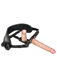 Женский страпон с вагинальной пробкой Woman Strap - 18 см. - LOVETOY (А-Полимер) - купить с доставкой в Набережных Челнах