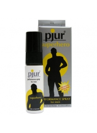 Пролонгирующий мужской спрей pjur SUPERHERO spray - 20 мл. - Pjur - купить с доставкой в Набережных Челнах