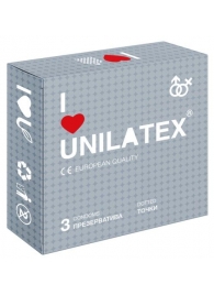 Презервативы с точками Unilatex Dotted - 3 шт. - Unilatex - купить с доставкой в Набережных Челнах