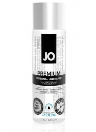 Охлаждающий лубрикант на силиконовой основе JO Personal Premium Lubricant Cooling - 60 мл. - System JO - купить с доставкой в Набережных Челнах