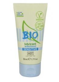 Органический лубрикант для чувствительной кожи Bio Sensitive - 50 мл. - HOT - купить с доставкой в Набережных Челнах