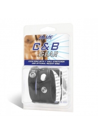 Утяжка для мошонки и пениса Cock Ring With 1  Ball Stretcher And Optional Weight Ring - BlueLine - купить с доставкой в Набережных Челнах