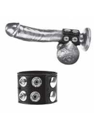 Ремень на член и мошонку 1.5  Cock Ring With Ball Strap - BlueLine - купить с доставкой в Набережных Челнах
