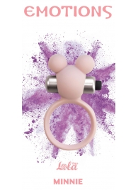 Розовое эрекционное виброколечко Emotions Minnie Light pink - Lola Games - в Набережных Челнах купить с доставкой