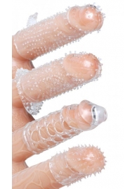 Набор из 4 насадок на член Pleasured Penis Enhancement Sleeve 4 Pack - XR Brands - в Набережных Челнах купить с доставкой