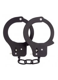 Чёрные наручники из листового металла BONDX METAL CUFFS BLACK - Dream Toys - купить с доставкой в Набережных Челнах