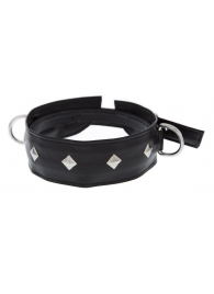 Полиуретановый ошейник с пуклями и D-кольцами Collar with Studs - Blush Novelties - купить с доставкой в Набережных Челнах