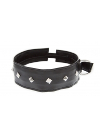 Полиуретановый ошейник с пуклями Collar with Studs - Blush Novelties - купить с доставкой в Набережных Челнах
