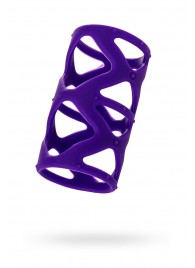 Фиолетовая насадка-сетка на пенис - 7,5 см. - A-toys - в Набережных Челнах купить с доставкой