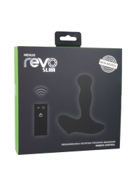 Чёрный перезаряжаемый массажёр предстательной железы NEXUS Revo Slim - Nexus Range - в Набережных Челнах купить с доставкой