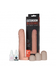 Насадка-удлинитель Extension sleeve с подхватом мошонки - 19 см. - Sitabella - в Набережных Челнах купить с доставкой