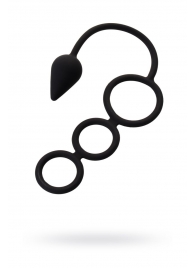 Тройное эрекционное кольцо с анальным хвостом Drop S-size - Erotist Adult Toys - в Набережных Челнах купить с доставкой