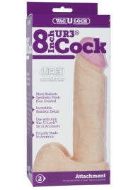 Ультрареалистичная насадка для трусиков Vac-U-Lock 8  ULTRASKYN Cock - 20,57 см. - Doc Johnson - купить с доставкой в Набережных Челнах