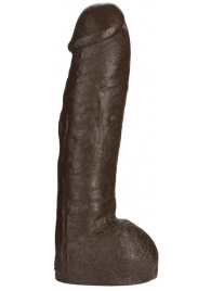 Большая насадка для трусиков Vac-U-Lock Realistic Hung - 31,7 см. - Doc Johnson - купить с доставкой в Набережных Челнах
