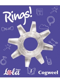 Прозрачное эрекционное кольцо Rings Cogweel - Lola Games - в Набережных Челнах купить с доставкой