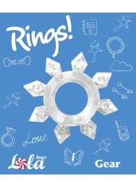 Прозрачное эрекционное кольцо Rings Gear - Lola Games - в Набережных Челнах купить с доставкой