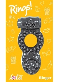 Чёрное эрекционное кольцо Rings Ringer - Lola Games - в Набережных Челнах купить с доставкой
