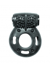 Черное эрекционное кольцо с вибрацией Rings Axle-pin - Lola Games - в Набережных Челнах купить с доставкой