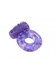 Фиолетовое эрекционное кольцо с вибрацией Rings Axle-pin - Lola Games - в Набережных Челнах купить с доставкой