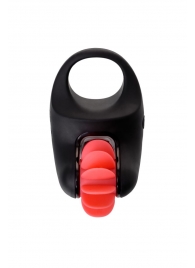 Чёрно-красное эрекционное виброкольцо Erotist - Erotist Adult Toys - в Набережных Челнах купить с доставкой