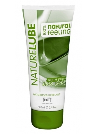 Лубрикант на водной основе NatureLube с алоэ вера - 100 мл. - HOT - купить с доставкой в Набережных Челнах