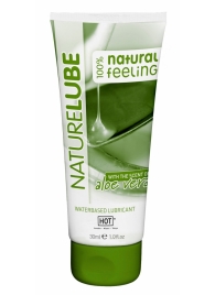 Смазка на водной основе с алоэ вера Nature Lube - 30 мл. - HOT - купить с доставкой в Набережных Челнах
