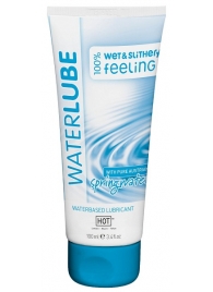 Лубрикант на основе чистой родниковой воды WaterLube - 100 мл. - HOT - купить с доставкой в Набережных Челнах