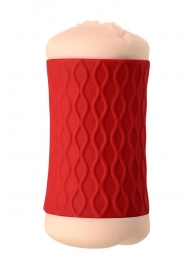 Двухсторонний мастурбатор JOS  NADIN в красном цилиндре - JOS - в Набережных Челнах купить с доставкой