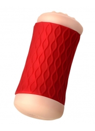 Двухсторонний мастурбатор JOS  NADIN в красном цилиндре - JOS - в Набережных Челнах купить с доставкой