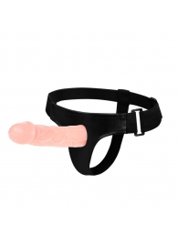 Телесный фаллоимитатор на трусиках Jessica Strap-On - 15,5 см. - Baile - купить с доставкой в Набережных Челнах