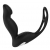 Черный вибромассажер простаты P-PLEASER W ERECTION ENHANCE - Dream Toys - в Набережных Челнах купить с доставкой