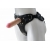 Черный пояс-трусики с двумя насадками Soft-Dolli - 16,5 и 10,5 см. - LOVETOY (А-Полимер) - купить с доставкой в Набережных Челнах