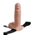 Телесный перезаряжаемый вибрострапон 7  Hollow Rechargeable Strap-on with Balls - 20,3 см. - Pipedream - купить с доставкой в Набережных Челнах