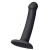 Черный фаллос на присоске Silicone Bendable Dildo S - 17 см. - Strap-on-me - купить с доставкой в Набережных Челнах