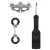 Черный игровой набор Introductory Bondage Kit №4 - Shots Media BV - купить с доставкой в Набережных Челнах