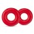 Набор из 2 красных эрекционных колец DONUT RINGS OVERSIZED - Blush Novelties - в Набережных Челнах купить с доставкой