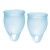Набор голубых менструальных чаш Feel confident Menstrual Cup - Satisfyer - купить с доставкой в Набережных Челнах
