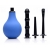 Анальный душ с 3 насадками Premium One-way Valve Anal Douche Set - XR Brands - купить с доставкой в Набережных Челнах