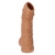 Телесная насадка с пупырышками и открытой головкой Nude Sleeve M - 12 см. - KOKOS - в Набережных Челнах купить с доставкой