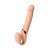Телесный безремневой вибрострапон Vibrating Bendable Strap-On L - Strap-on-me - купить с доставкой в Набережных Челнах