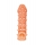 Телесная закрытая насадка с пупырышками Cock Sleeve Size M - 15,6 см. - KOKOS - в Набережных Челнах купить с доставкой