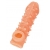 Телесная закрытая насадка с пупырышками Cock Sleeve Size L - 17,6 см. - KOKOS - в Набережных Челнах купить с доставкой