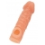 Телесная закрытая насадка с шершавой головкой Cock Sleeve Size L - 17,6 см. - KOKOS - в Набережных Челнах купить с доставкой