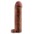 Коричневая насадка с кольцом Perfect 2 Extension with Ball Strap - 19 см. - Pipedream - в Набережных Челнах купить с доставкой