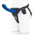 Синяя насадка Remote Control P-Spot G-Spot с черными трусиками - 20 см. - Pegasus - купить с доставкой в Набережных Челнах