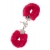 Металлические наручники с красной меховой опушкой METAL HANDCUFF WITH PLUSH RED - Dream Toys - купить с доставкой в Набережных Челнах
